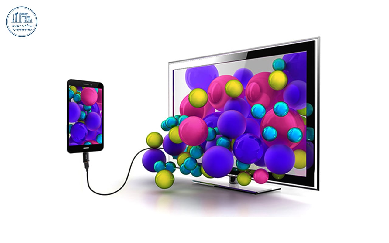 نمایش تصاویر و ویدئوها از دستگاه‌های متصل در تلویزیون های هوشمند